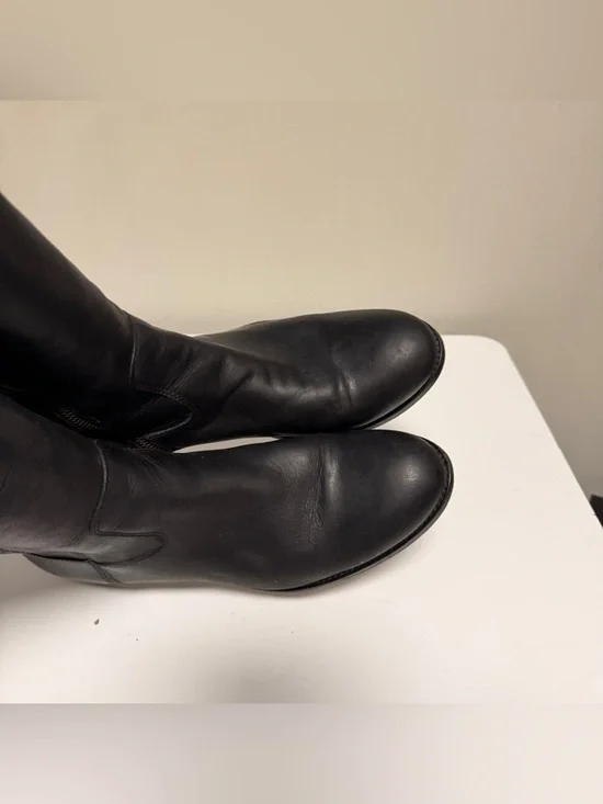 Frye Melissa Tall Riding Boot 3470412 Black Inside Zip Boots Women’s US 9.5 B - Picture 8 of 9